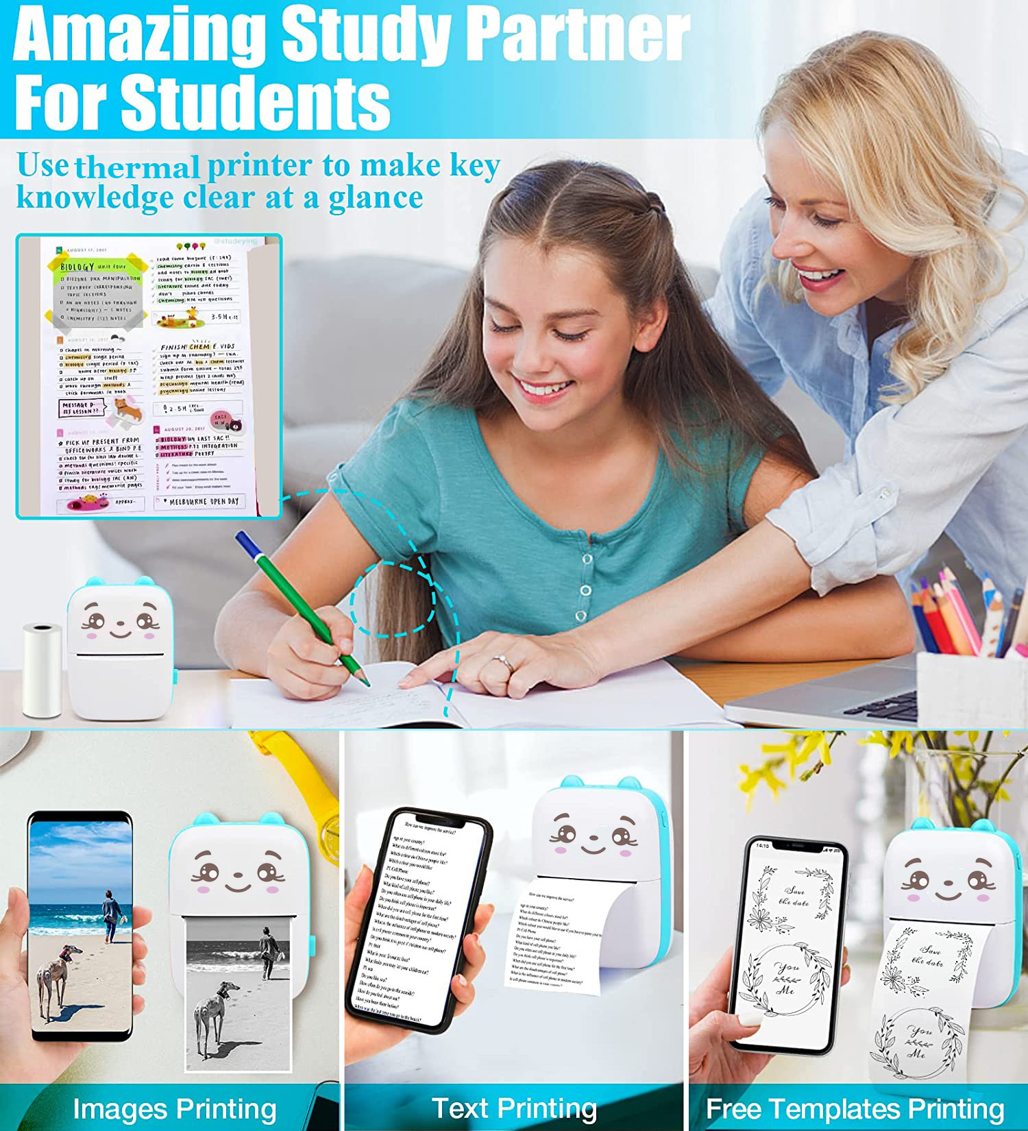 Thermal-Printers-Mini-Printer-Portable-Thermal-Printer-for-All-Smartphones-Wireless-Bluetooth-Pocket-Printers-6-Rolls-Paper-Inkless-Tiny-Printer-for-Photos-Labels-etc-30
